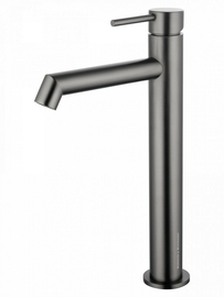 Смеситель для раковины высокий Wonzon & Woghand, темный графит, WW-H1064-BGG - фото, отзывы, цена