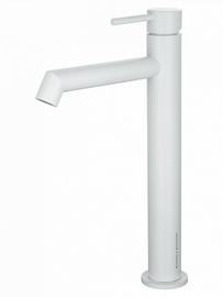 Смеситель для раковины высокий Wonzon & Woghand, белый матовый, WW-H1064-MW - фото, отзывы, цена