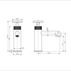 Смеситель для раковины Wonzon & Woghand, хром, WW-H1065-CR - фото, отзывы, цена