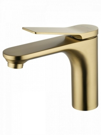 Смеситель для раковины Wonzon & Woghand, брашированное золото, WW-XH-010-BG - фото, отзывы, цена