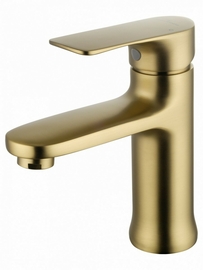 Смеситель для раковины Wonzon & Woghand, брашированное золото, WW-XH-011-BG - фото, отзывы, цена