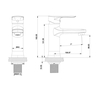 Смеситель для раковины Wonzon & Woghand, хром, WW-XH-011-CR - фото, отзывы, цена