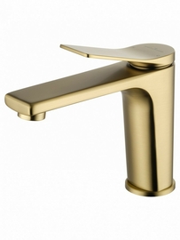 Смеситель для раковины Wonzon & Woghand, брашированное золото, WW-XH-012-BG - фото, отзывы, цена