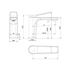 Смеситель для раковины Wonzon & Woghand, черный матовый, WW-XH-012-MB - фото, отзывы, цена