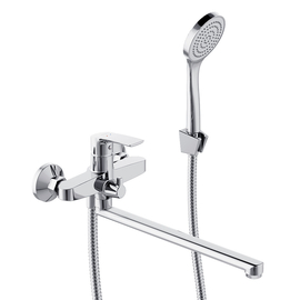 Смеситель для ванны и душа Damixa Eclipse 2.0 489500000 с душевым набором, хром - фото, отзывы, цена