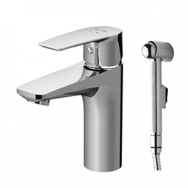 Гигиенический душ AM.PM Gem, со смесителем, излив 99 мм, хром, F90A03000 - фото, отзывы, цена