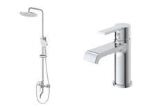 Комплект смесителей для ванной комнаты BelBagno AURORA-VSCM/LVM-CRM - фото, отзывы, цена