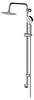 Душевая стойка без смесителя с верхним и ручным душем BelBagno BB-COLD-U-CRM с овальной ручкой - фото, отзывы, цена