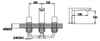 Смеситель для раковины на три отверстия BelBagno CARIN CAR-LTF-CRM - фото, отзывы, цена