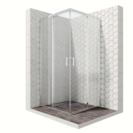 Душевое ограждение Ambassador Kingston 14011102 90x90x200 - фото, отзывы, цена