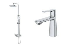 Комплект смесителей для ванной комнаты Cezares LUX-CVD/LS-01 - фото, отзывы, цена