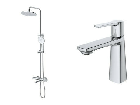 Комплект смесителей для ванной комнаты Cezares LUX-CVD/LS-01 - фото, отзывы, цена