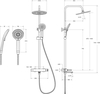 Комплект смесителей для ванной комнаты Cezares LUX-CVD/LS-01 - фото, отзывы, цена