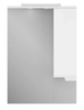 Зеркало-шкаф Uncoria Брента 60, подсветка, белый - фото, отзывы, цена