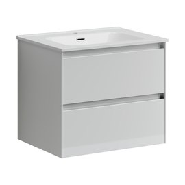 Тумба под раковину Sancos Cento 60 подвесная, 2 ящика, белый глянец, CN60W - фото, отзывы, цена