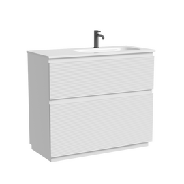 Тумба под раковину Sancos Folk Floor 100 напольная, правая, 2 ящика, Bianco, FL100FRW - фото, отзывы, цена