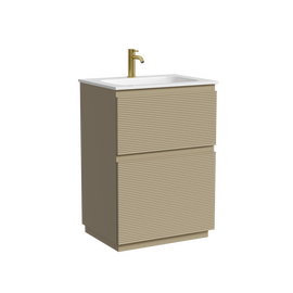 Тумба под раковину Sancos Folk Floor 60 напольная, 2 ящика, Капучино, FL60FCP - фото, отзывы, цена