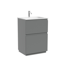 Тумба под раковину Sancos Folk Floor 60 напольная, 2 ящика, Ergraut soft, FL60FES - фото, отзывы, цена