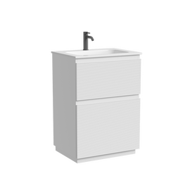 Тумба под раковину Sancos Folk Floor 60 напольная, 2 ящика, Bianco, FL60FW - фото, отзывы, цена