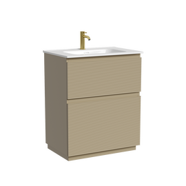 Тумба под раковину Sancos Folk Floor 70 напольная, 2 ящика, Капучино, FL70FCP - фото, отзывы, цена