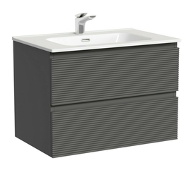 Тумба под раковину Sancos Folk 70 подвесная, 2 ящика, Grey soft, FL70GS - фото, отзывы, цена