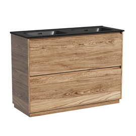 Тумба под раковину Sancos Libra Floor 120 напольная, 2 ящика, дуб чарльстон, LB120F-2ECH - фото, отзывы, цена