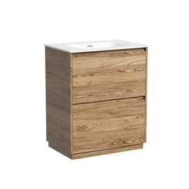 Тумба под раковину Sancos Libra Floor 70 напольная, 2 ящика, дуб чарльстон, LB70FECH - фото, отзывы, цена
