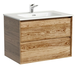 Тумба под раковину Sancos Marmi 2.0 70 подвесная, 2 ящика, дуб чарльстон, MR2.070ECH - фото, отзывы, цена