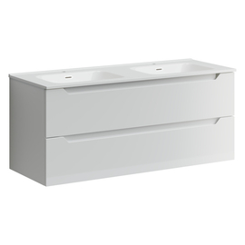 Тумба под раковину Sancos Norma 2.0 120, подвесная, 2 ящика, белый глянец, NR2.120-2W - фото, отзывы, цена