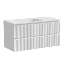 Тумба подвесная Sancos Snob R 100 левая, 2 ящика, Bianco, SNR100LW - фото, отзывы, цена