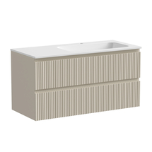 Тумба подвесная Sancos Snob R 100 правая, 2 ящика, Beige Soft, SNR100RCE - фото, отзывы, цена
