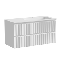 Тумба подвесная Sancos Snob R 100 правая, 2 ящика, Bianco, SNR100RW - фото, отзывы, цена
