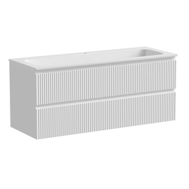 Тумба под раковину Sancos Snob R 120 подвесная, 2 ящика, Bianco, SNR120W - фото, отзывы, цена