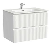 Тумба подвесная Sancos Snob R 70, 2 ящика, Bianco, SNR70W - фото, отзывы, цена