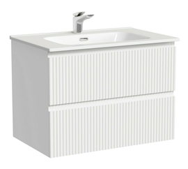 Тумба под раковину Sancos Snob R 70 подвесная, 2 ящика, Bianco, SNR70W - фото, отзывы, цена