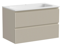 Тумба подвесная Sancos Snob R 80, 2 ящика, Beige Soft, SNR80CE - фото, отзывы, цена
