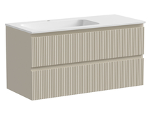 Тумба подвесная Sancos Snob T 100 левая, 2 ящика, Beige Soft, SNT100LCE - фото, отзывы, цена