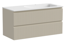 Тумба подвесная Sancos Snob T 100 правая, 2 ящика, Beige Soft, SNT100RCE - фото, отзывы, цена