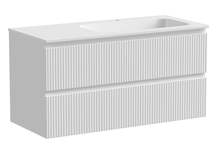 Тумба подвесная Sancos Snob T 100 правая, 2 ящика, Bianco, SNT100RW - фото, отзывы, цена