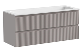 Тумба под раковину Sancos Snob T 120 подвесная, 2 ящика, Doha Soft, SNT120SM - фото, отзывы, цена