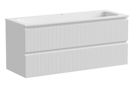 Тумба под раковину Sancos Snob T 120 подвесная, 2 ящика, Bianco, SNT120W - фото, отзывы, цена