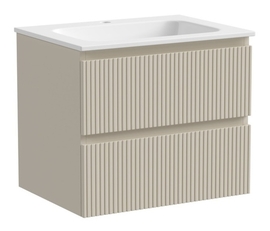 Тумба под раковину Sancos Snob T 60 подвесная, 2 ящика, Beige Soft, SNT60CE - фото, отзывы, цена