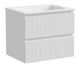 Тумба под раковину Sancos Snob T 60 подвесная, 2 ящика, Bianco, SNT60W - фото, отзывы, цена