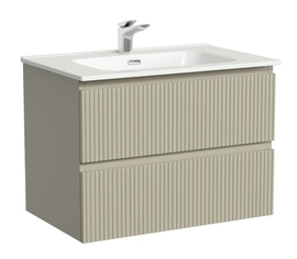 Тумба под раковину Sancos Snob T 70 подвесная, 2 ящика, Beige Soft, SNT70CE - фото, отзывы, цена