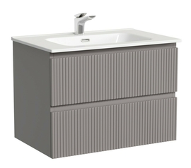 Тумба под раковину Sancos Snob T 70 подвесная, 2 ящика, Doha Soft, SNT70SM - фото, отзывы, цена