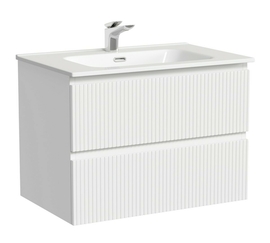 Тумба под раковину Sancos Snob T 70 подвесная, 2 ящика, Bianco, SNT70W - фото, отзывы, цена