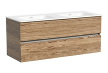 Тумба подвесная Sancos Urban 120, 2 ящика, дуб чарльстон, UUR120-2ECH - фото, отзывы, цена