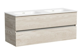 Тумба под раковину Sancos Urban 120 подвесная, 2 ящика, дуб галифакс натуральный, UR120-2EG - фото, отзывы, цена