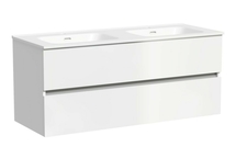 Тумба подвесная Sancos Urban 120, 2 ящика, белый глянец, UR120-2W - фото, отзывы, цена