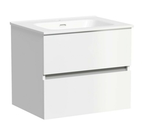 Тумба подвесная Sancos Urban 60, 2 ящика, белый глянец, UR60W - фото, отзывы, цена